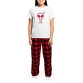 thumbnail image 4 of CafePress - Anime Peace Alien Women's Light Pajamas - Women's Short Sleeve Print T-Shirt and Pants Light Cotton Pajama Set, 4 of 7