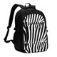 thumbnail image 1 of Balery Zebra Mochila con carga USB para hombre y mujer - Mochila impermeable y antirrobo para portátil con puerto USB para viajes, trabajo, estudios y universidad, 1 of 7
