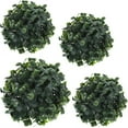 thumbnail image 4 of Artificial Boxwood Topiary Balls - Set of 4 for Wedding & Garden Decor, 4 of 5