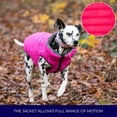 thumbnail image 6 of Hugo & Hudson Reversible Dog Puffer Jacket Coat - Pink & Grey - L55, 6 of 7