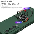 thumbnail image 4 of Allytech Cover for Samsung Galaxy Z Fold 4 Case with Ring Holder, Samsung Z Fold 4 Case, 360° Ring Holder Stand Magnetic All-Inclusive Protective Shell Case for Galaxy Z Fold4 5G 2022, Darkgreen, 4 of 6