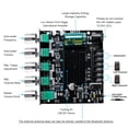 thumbnail image 2 of Placa amplificadora de potencia de audio Bluetooth 2.1 canales 50 Wx2+100 W, 2 of 7