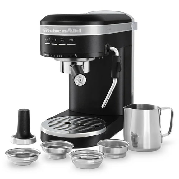 Cafetera Espresso 6 Tazas KitchenAid KES6403BM Negro Mate