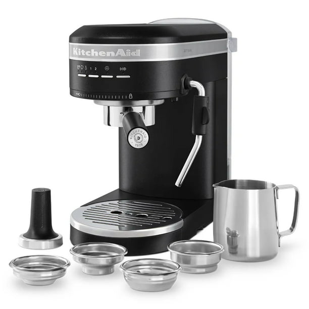Cafetera Espresso 6 Tazas KitchenAid KES6403BM Negro Mate