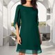 thumbnail image 1 of Vestido Casual de Mujer Cl11125 Vestido de Gasa Con Mangas Para Mujer, 1 of 3