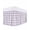 Purple, variant on Plaid Yellle, Wrap Around Bed Skirts for Queen Bed 18" Drop, Bed Skirt with Adjustable Elastic Belt Dust Ruffle Bed Valance for Bedroom Hotel Luxury Rural Abstract Geometric Lattice Bed Frame Cover