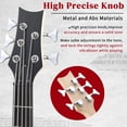 thumbnail image 6 of Ktaxon 44in 5 String Bass Guitar Kit, S-S Pickups, with 20W Amp & Full Accessories, Red, 6 of 8