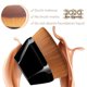 thumbnail image 2 of Brocha para base Brocha para maquillaje Brocha para base en forma de pétalo para brocha para polvos líquidos Brocha impecable Fácil operación Brocha para maquillaje sin costuras (2 piezas Fo, 2 of 5