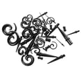 thumbnail image 2 of 54 Piezas Punk Balck Acrílico Oído Cónica Ensanchador Decoración Elegante Fernando Ampliador del oído, 2 of 8