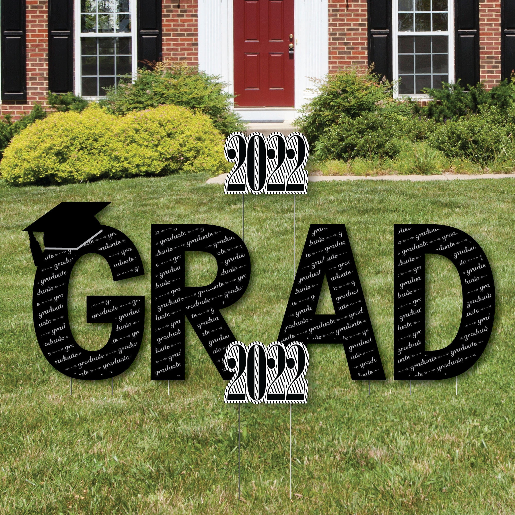 Grad Yard Sign Outdoor Lawn Decorations