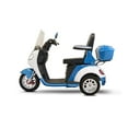 thumbnail image 2 of Ewheels Luxury Over-Sized Electric Scooter in Blue with VINYL WEATHER COVER, 2 of 4