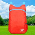 thumbnail image 1 of Bolsa De Lona Deportiva Bolsa de lona deportiva Bolsa de entrenamiento de gimnasio plegable Mochila de viaje ligera para hombres y mujeres (rojo), 1 of 6
