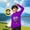 Purple, variant on HAOTAGS Kids Sun Protection Hoodie,Hooded Design Long Sleeve UV Protection Fabric Breathable Stretch Blend Red 9-10T