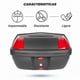 thumbnail image 3 of Caja porta equipaje para moto 48L negra base plastico Kinlley Kinlley 48L, 3 of 7