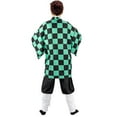 Kamado Tanjiro Kazoku Uniform, Cosplay Costume Outfit Halloween Dress
