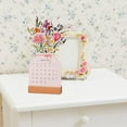 thumbnail image 3 of simhoa 2024 Desk Calendar Monthly Calendar Planner 12 Months Vase Shaped Decoration Flower Desktop Calendar for New Year Office Gift, 3 of 5