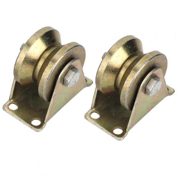 Sliding Gate Roller, Heavy Duty V Groove Wheel, Steel For Industrial Machine Wire Rope Rail Sliding Rolling Gates Sliding Door