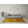 thumbnail image 3 of Ahgly Company Indoor Rectangle Persian Yellow Traditional Area Rugs, 7' x 10', 3 of 4
