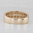 thumbnail image 2 of Lakshya Jewel LLC 14K Yellow Gold Finish Cubic Zirconia Round Cut for Men Cluster Wedding Band Ring, 2 of 6