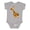 AC-Heather Grey, variant on Giraffe Jungle Zoo Animal Boys or Girls Baby Bodysuit