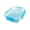 Blue Dream, variant on Banger Basket Two Compartment Borosilicate Glass Container Cleaning Tool with Sealable Lid (Key Lime Green)