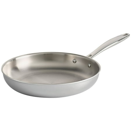 UPC 016017100817 product image for Tramontina 10 IN Fry Pan - Tri-Ply Clad Stainless Steel Induction Sea Gourmet 80 | upcitemdb.com