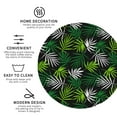 thumbnail image 4 of Pofeuu Tropical Leaves1 Print Leather Coasters Set of 6, Round Cups Mugs Mat Pad for Home Kitchen Heat Resistant Drink Coasters,Round Shape, 4 of 7