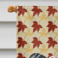 thumbnail image 3 of Carolines Treasures SC9550CHF Chinese Crested Fall Leaves Flag Canvas House Size, 3 of 4