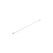 White Curly Sign Holder - 15 3/4" - Pack of 5