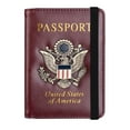 thumbnail image 1 of Kmbangi Passport Holder Floral Print Wallet Change Purse with Elastic Cord, 1 of 8