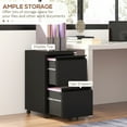 thumbnail image 4 of Vinsetto Steel File Cabinet with Lock Hanging Bar for Letter A4 Legal Size, 4 of 10