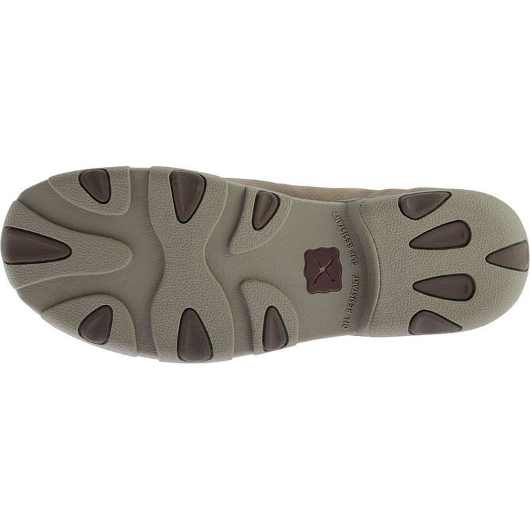 Men's Twisted X MDM0049 Driving Moc Bomber/Taupe Leather 11 M