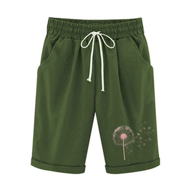 Birdeem Ensemble Haut et Short pour Femmes Shorts à Taille Élastique avec Cordon de Serrage