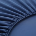 thumbnail image 4 of Navy Blue Paisley 7pcs Comforter King Size Soft Bed in a Bag Microfiber All Ages(104"x90"), 4 of 9
