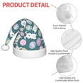 thumbnail image 6 of Cauagu Cute Rabbit Easter Pattern Christmas Hat for Kids,Xmas Holiday Hat Santa Hat for Boys & Girls Festive Headwear Accessories for Christmas/New Year/Holiday, 6 of 6