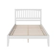 thumbnail image 4 of Mission Queen Solid Wood Platform Bed in White, 4 of 10