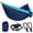 Blue&navy-Double 118''L x 78''W, variant on Camping Hammock Super Lightweight Portable Parachute With Two Tree Straps Single Or Double Nylon Travel Hammocks For Backpacking Hiking
