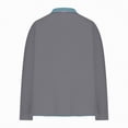 thumbnail image 5 of Towmus Sweatshirt for Women Plus Size Fuzzy Fleece Jacket Color Block Button Long Sleeve Pullover Casual Sweatshirts Tops, 5 of 6