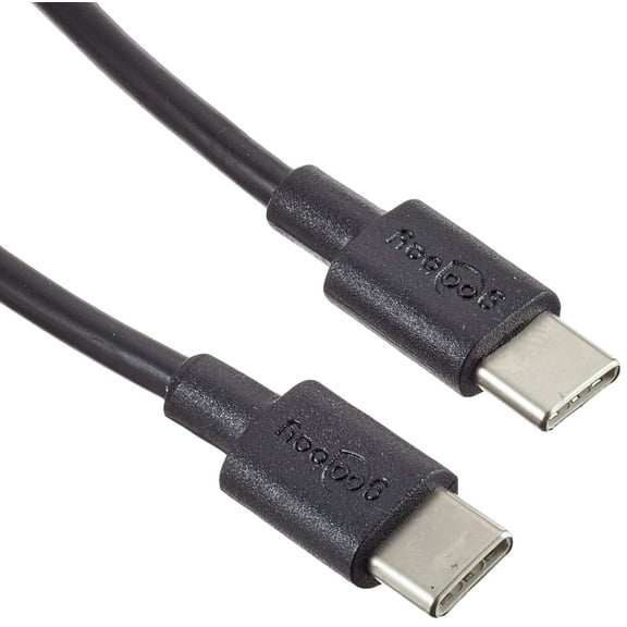 goobay 66318 USB-CTM Charging and Sync Cable 1 m Black for Devices with USB-CTM Connection