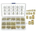 thumbnail image 1 of 300 Pcs Inserts Filetés M2 M2.5 M3 M4 M5 M6 Écrous d'Insertion en Laiton, 1 of 12