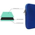 thumbnail image 3 of mosiso water repellent lycra sleeve bag cover for 13-13.3 inch laptop with small case for macbook charger, greenery, 3 of 7
