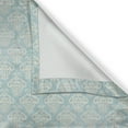 thumbnail image 4 of Ambesonne Turquoise Grommet Curtain Single Panel, Medieval, 50"x60", Bluegrey Cream, 4 of 5
