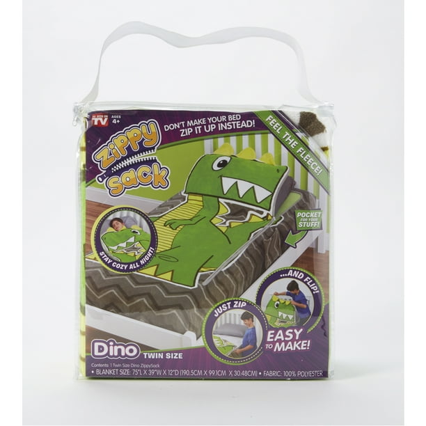 Techno Source Zippy Sack - Dino (Twin Size) - Walmart Business