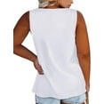 thumbnail image 2 of Sweat Heart Neck Women Plus Size Sleeveless Tank Tops Summer Causal Shirt, 2 of 4