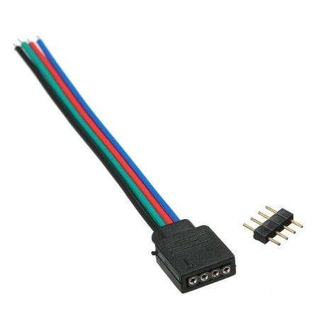 - RGB 4 Pin Extension Weld Line for LED Strip Light 10 Pack