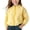 Yellow, variant on qelini Sun Protection Jacket for Kids 1-6 Years Long Sleeve Full Zip Up Shirt Pocket Solid Color Sun Resistant Jacket