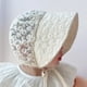 thumbnail image 3 of Sombrero de corte de princesa de encaje transpirable, gorra INSBaby para primavera y otoño, sombrero fino de verano para mujer, sombrilla grande para bebé, protección antiolor, 3 of 5