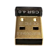 Bluetooth 4.0 USB Adapter Gold Plated Micro Dongle 33ft/10m Compatible with Windows 10,8.1/8,7,Vista, XP, 32/64 Bit for Desktop , Laptop, computers