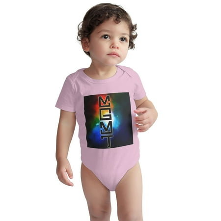 

MGMT s Toddler Baby Boys Girls Short-Sleeve Bodysuits Cotton Romper Pink 12 Months