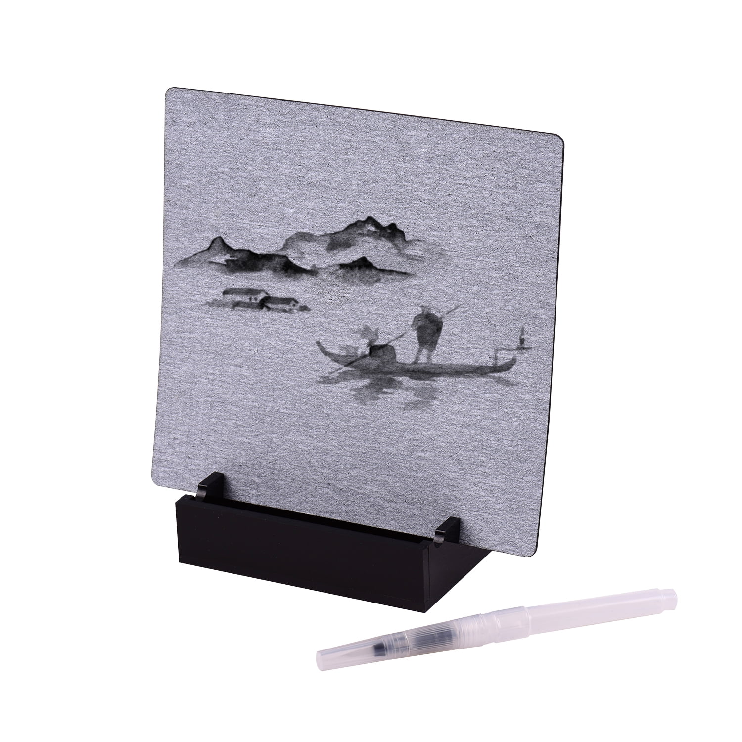 Reusable Water Drawing Board Buddha Writing Painting for Meditation Release  Pressure Relaxation with Water Brush & Stand - AliExpress